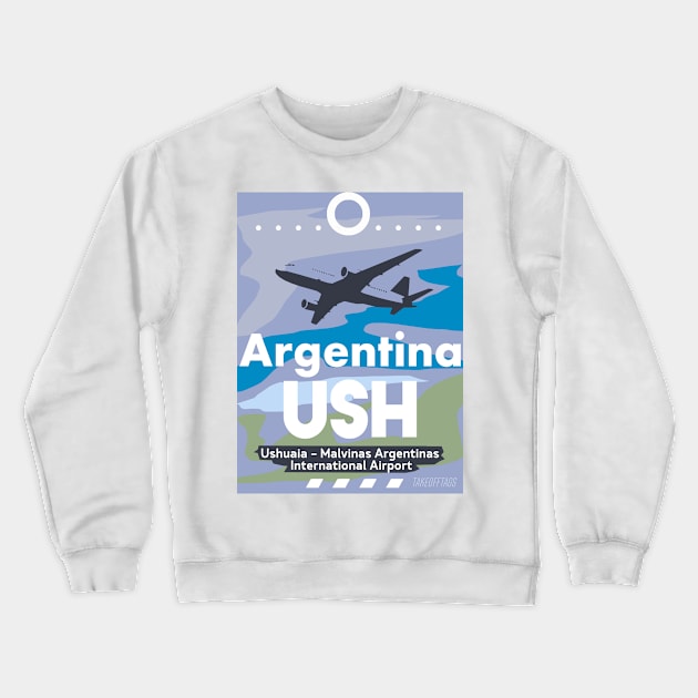 USH airport Crewneck Sweatshirt by Woohoo